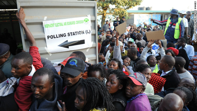 Image result for KENYANS VOTING