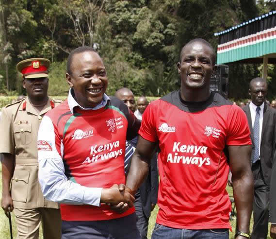 President Kenyatta and Amonde