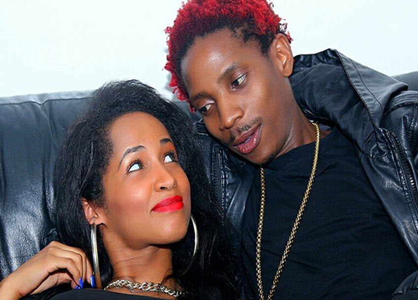 Chantal Grazioli and Eric Omondi