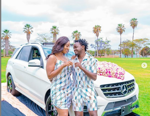 PICS - Bahati Gifts Diana Marua With New Mercedes On 5th Wedding ...