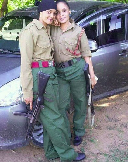 Image result for cute kenyan female police