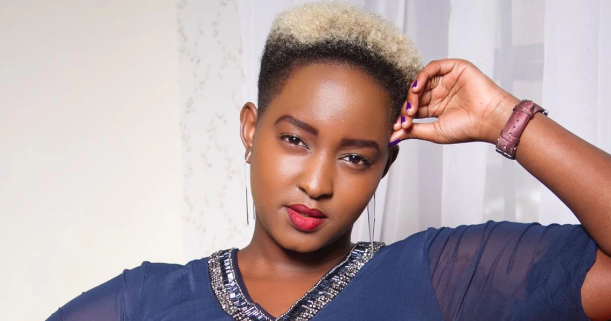 10 Kenyan Female Celebs With White Hair Goals - Youth Village Kenya