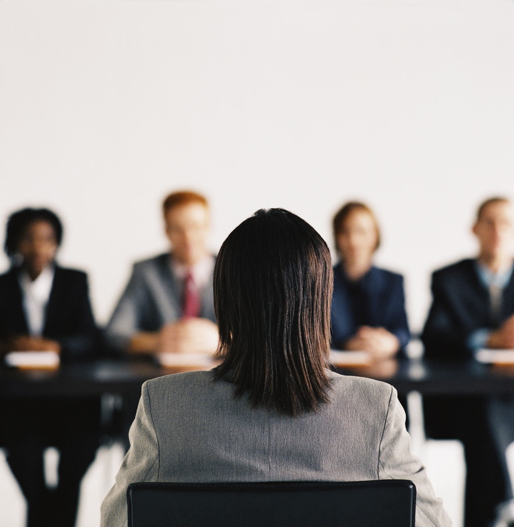 view of a team of business executives sitting at a table